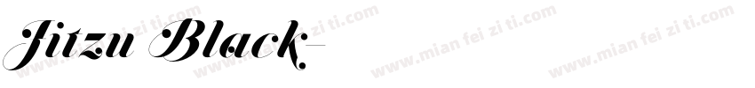 Jitzu Black字体转换
